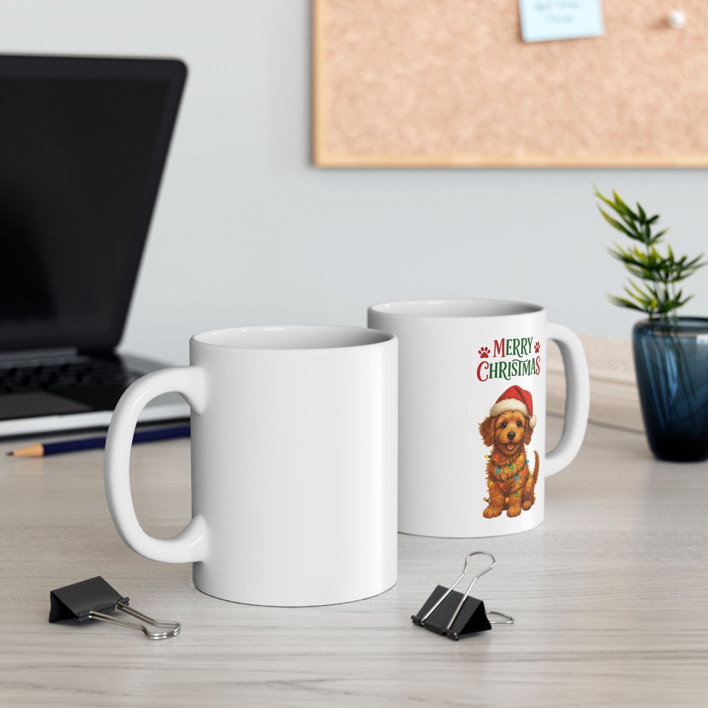 Merry Christmas Labradoodle Mug