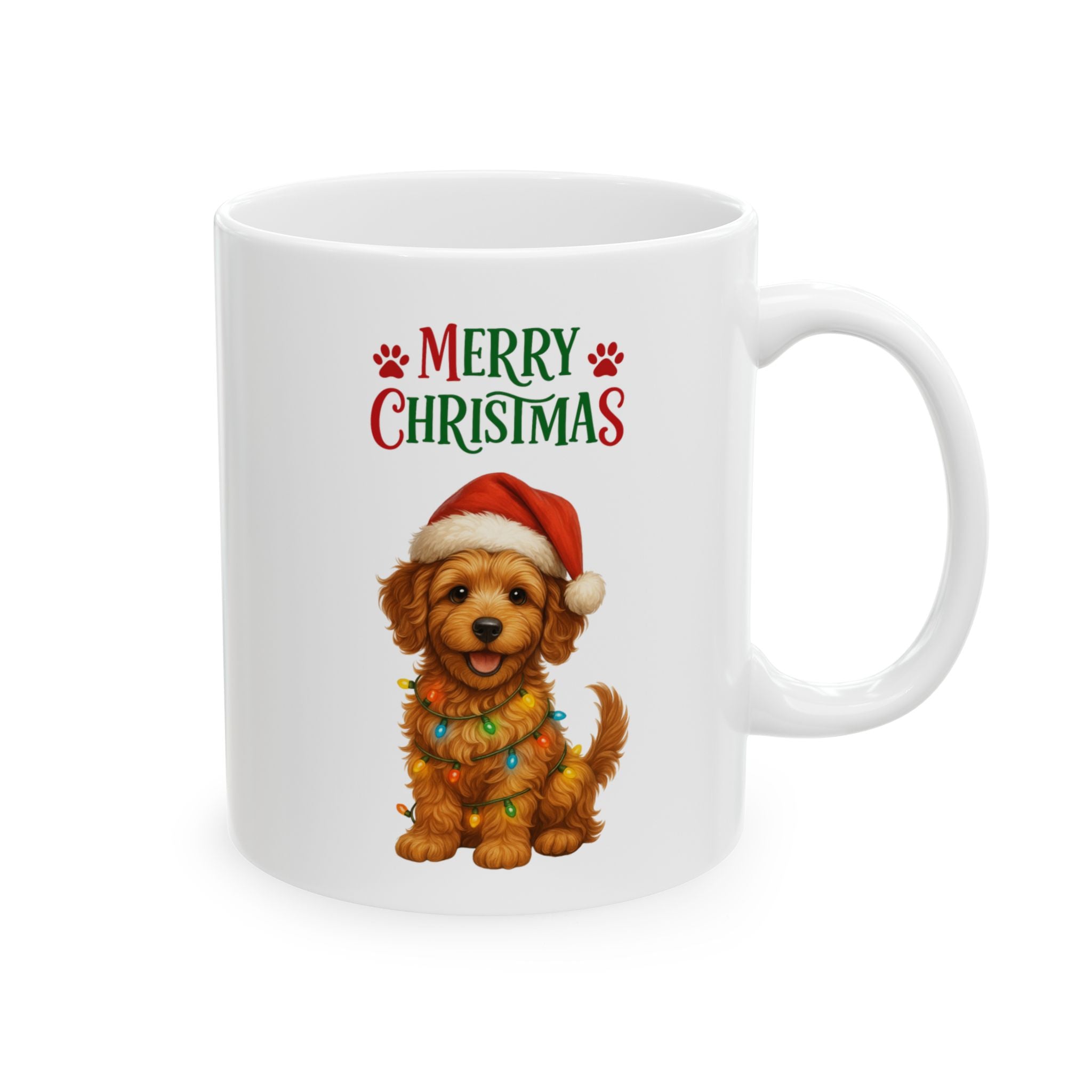 Merry Christmas Labradoodle Mug