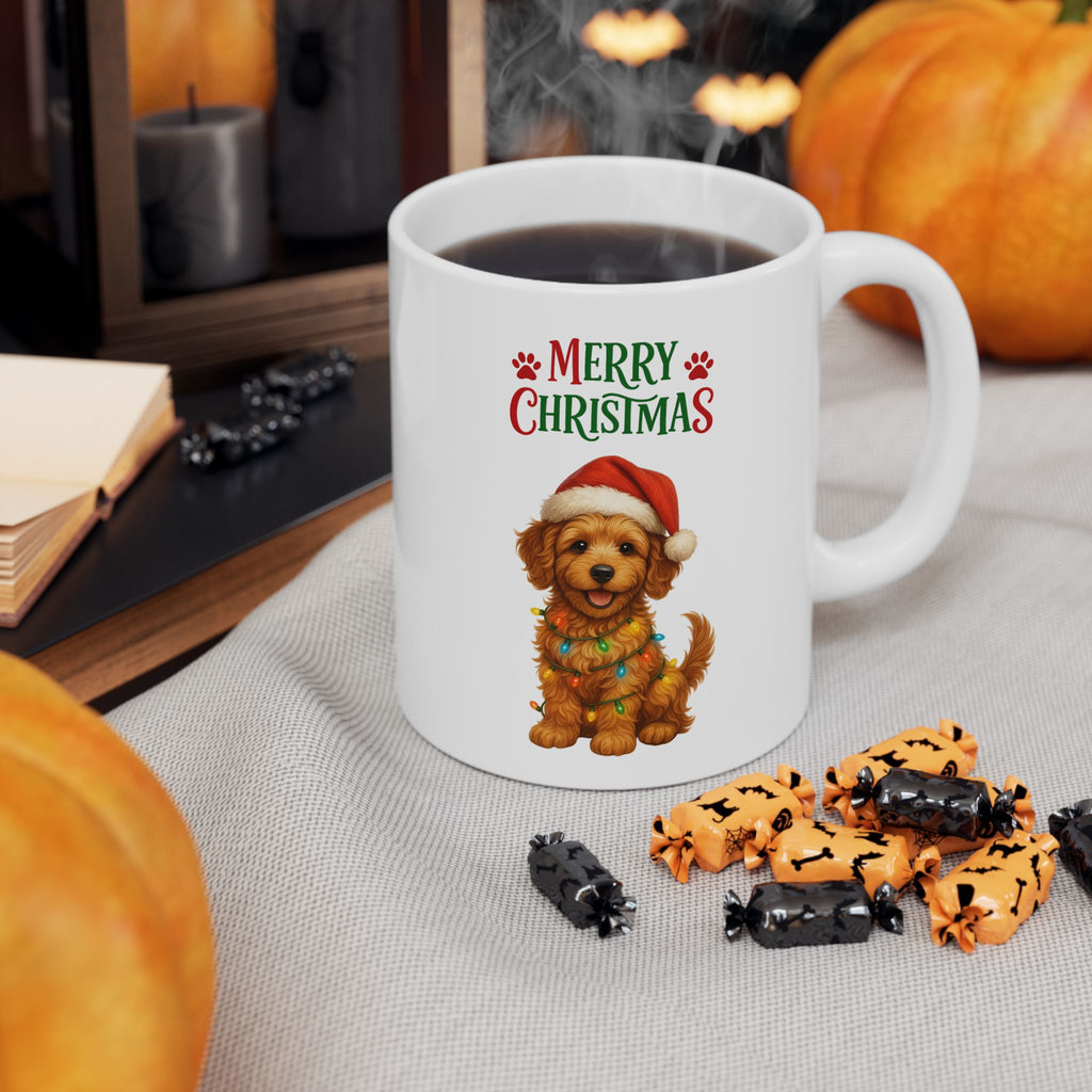 Merry Christmas Labradoodle Mug